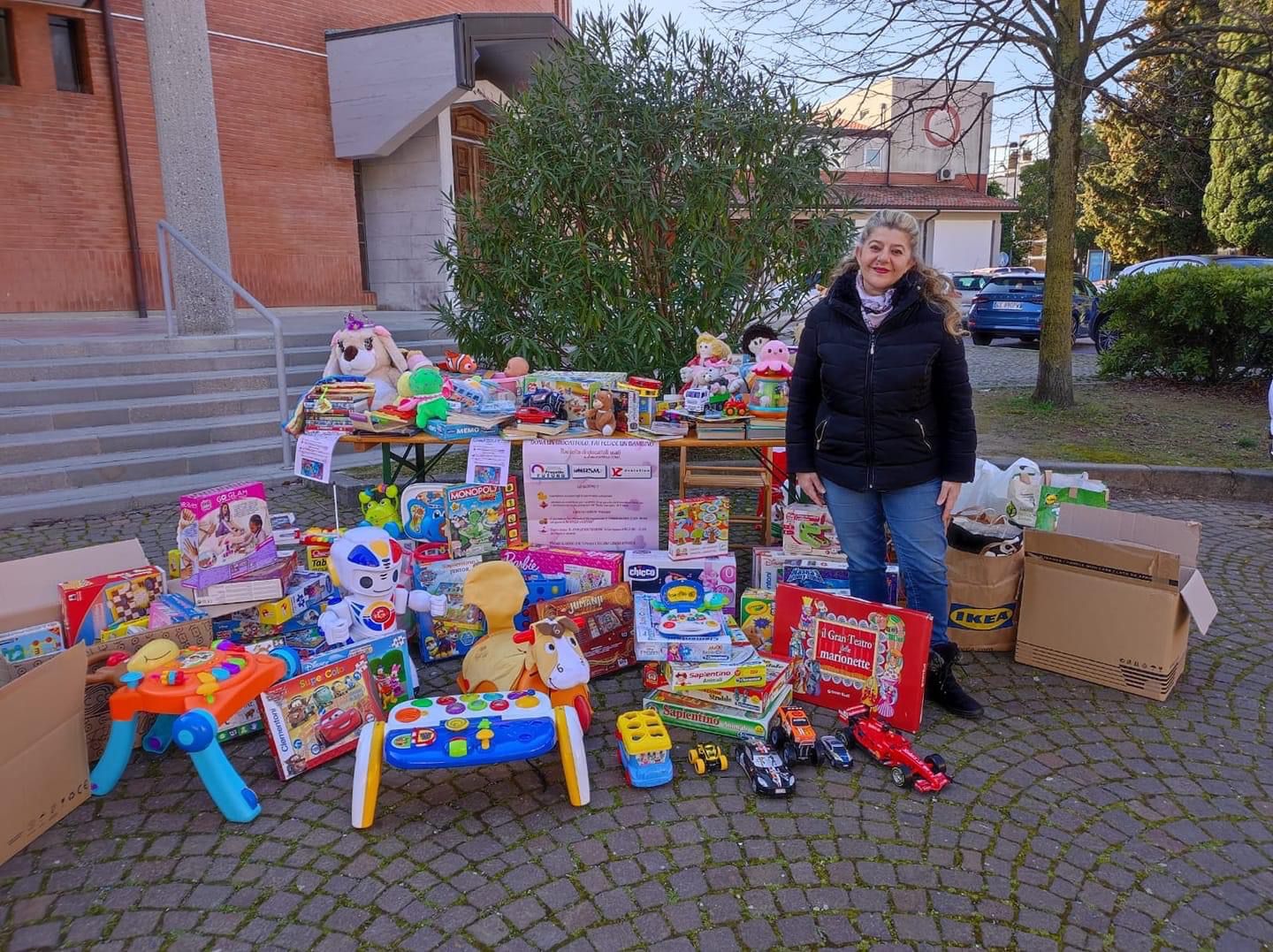 Immagine per Giocattoli per i bambini ucraini, la solidarietà di Cervignano aiuta il Burlo